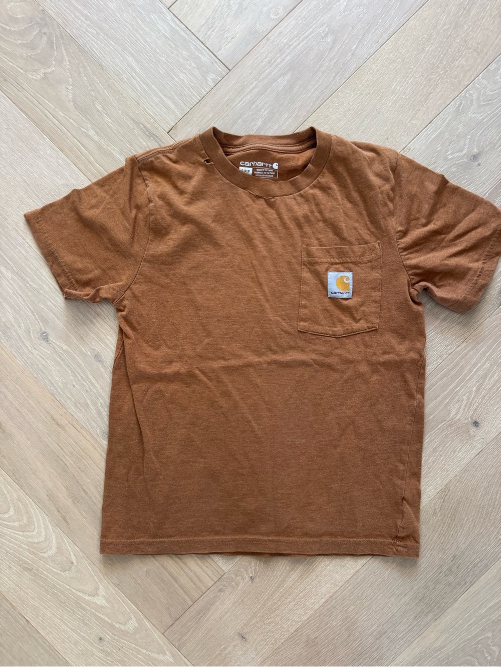 Carhartt Boy's Brown Pocket T-Shirt